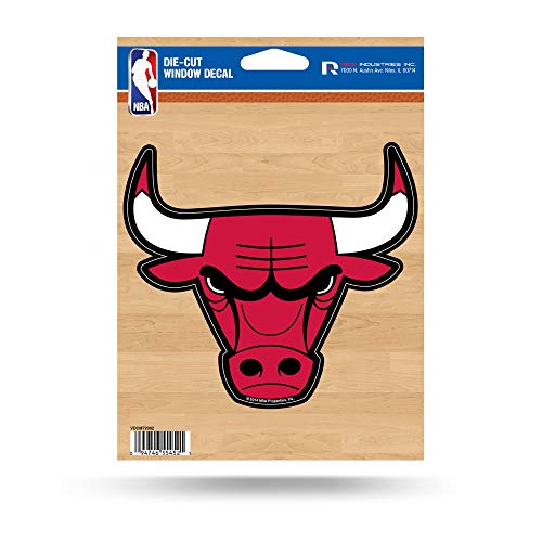 NBA Die Cut Vinyl Decal - Chicago Bulls - 5.75 x 7.75 Inches