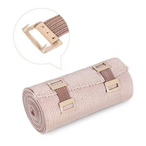 Elastic Bandage Clips - 100 Metal Fasteners in Nude Color