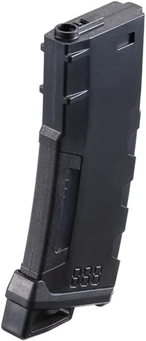 Lancer Tactical Airsoft Magazine - High-Speed 130 Round MidCap for M4/M16 Series | Transparent Window