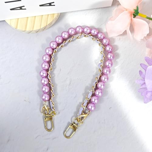 6-Piece Water Bottle Accessory Set with Handle Strap and Charms - Purple