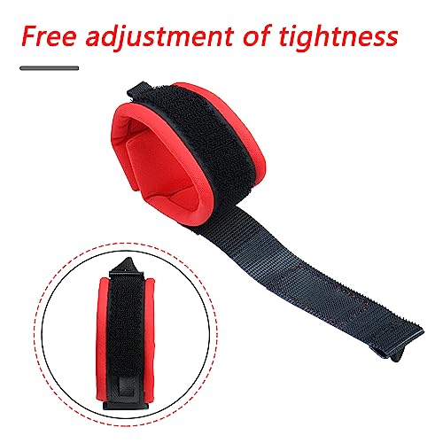 Adjustable Universal Jet Ski Floating Wrist Strap - Red With Flag