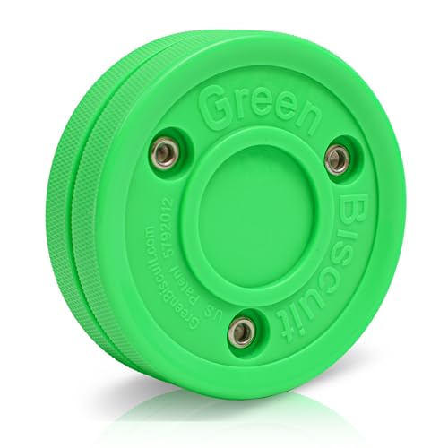 Green Biscuit Hockey Passing and Shooting Puck Combo - Street & Ice Training