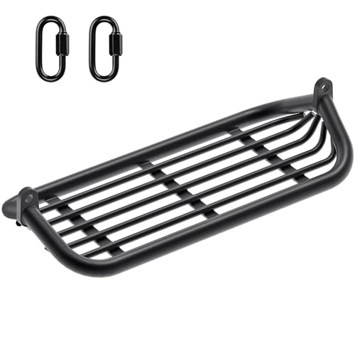 SELEWARE 17 Inch Metal Swing Seat Replacement with Carabiners