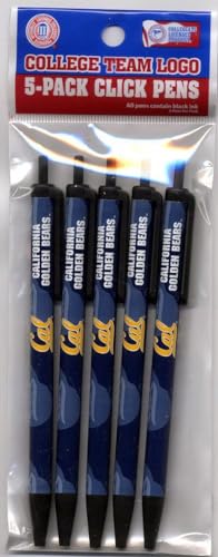 California Berkeley Golden Bears Click Pens - Black Ink, Refillable