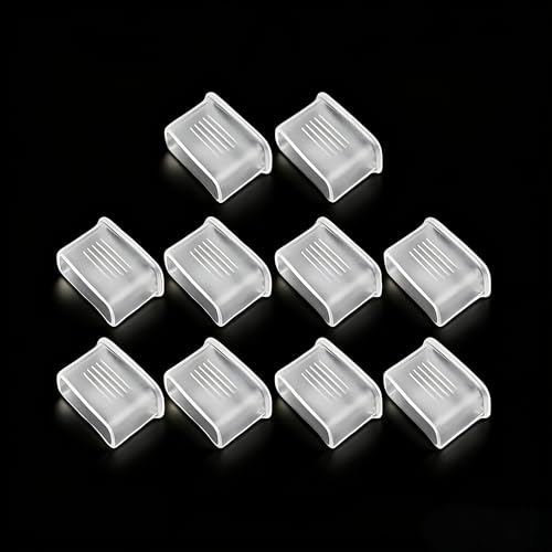 10-Pack Transparent Whistle Covers - Sport Grip Accessories