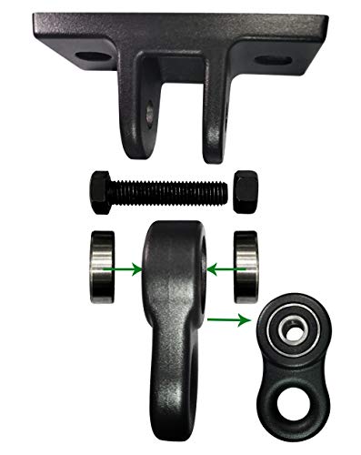 Heavy Duty Swing Hangers with Screws - 5000 lb Capacity, 2 Pack