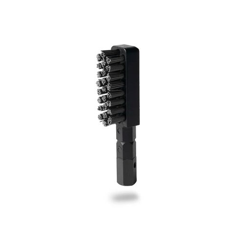 Fix It Sticks 3-Piece Gun Cleaning Brush Set - Nylon & Bronze Cleaning Brushes with 6-Bit Holder Included - Works with Any 1/4" Driver & Accepts 8/32" Threaded Attachments