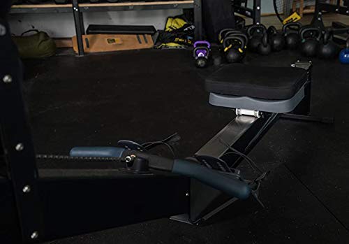 Memory Foam Cushion for Rowing Machine - Black