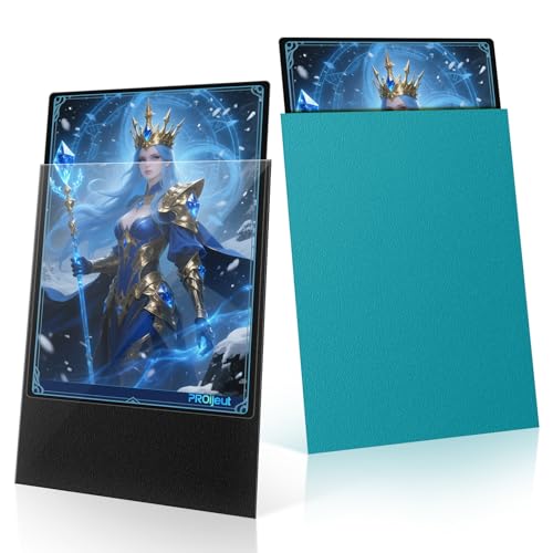 200 Pack Dual Matte Trading Card Sleeves - Glacier Blue