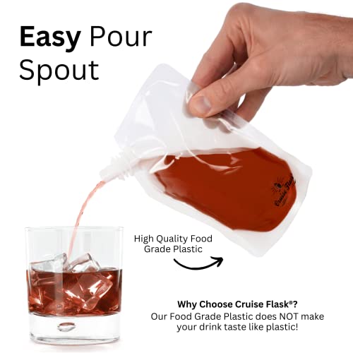 Collapsible Eco-Friendly 8 Oz Water Bottles - 3 Pack