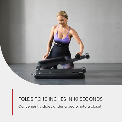 Adjustable 5-in-1 Weight Bench for Home Gym - Foldable & Compact