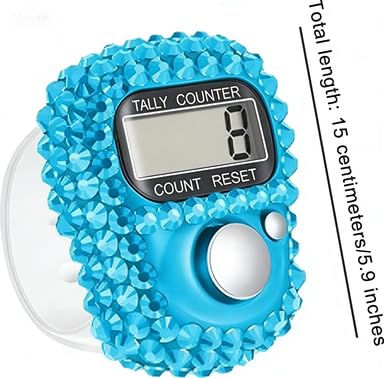 Electronic Tally Counter Set of 4 - Resettable, Portable - Four Colors