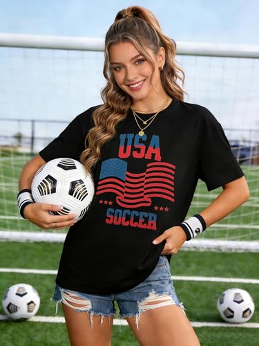 Baseball Shirt for Women - Heart Tee - Medium Black