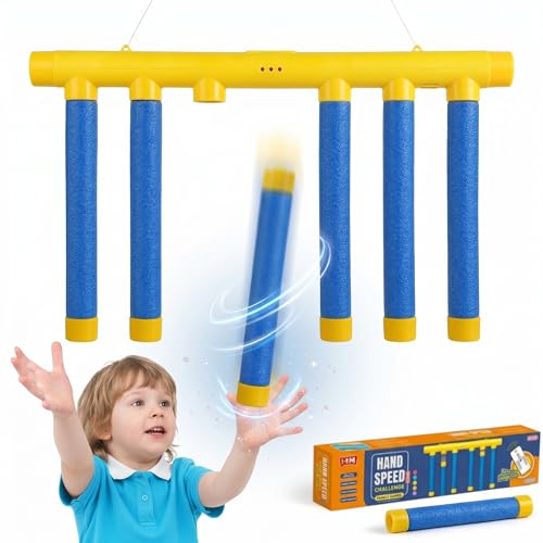 Catch Sticks Game - Adjustable Speed Hand Eye Coordination Toy
