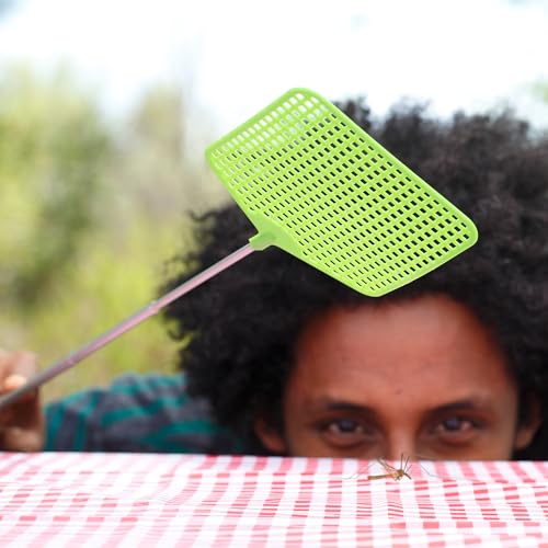 Telescopic Fly Swatter for Camping - 11 to 18 Inch Reach, One Size