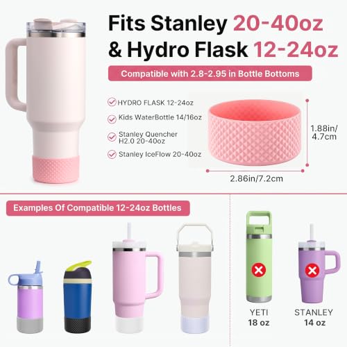Silicone Boot Cover for Stanley & Hydro Flask Bottles