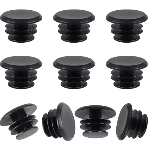 10 Pack Bicycle Handlebar Bar End Plugs - Durable Plastic Caps