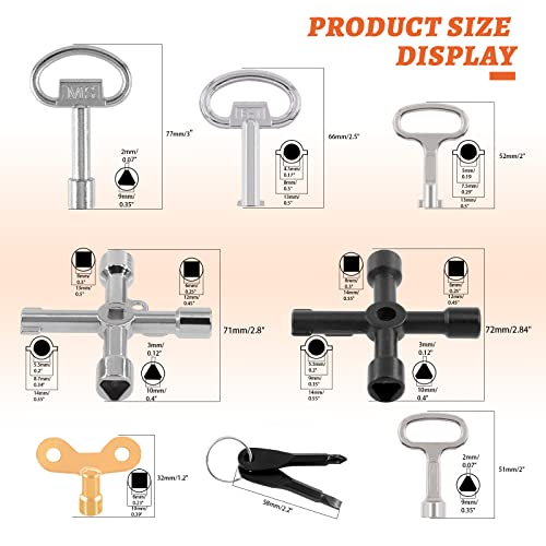Tanstic 13-Piece Multi-Functional Utility Tool Kit for Plumbing & Electrical