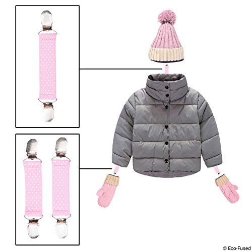 Mittens and Hat Clips - Never Lose Mittens Again - Pink