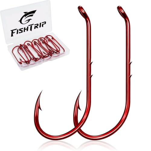 100pcs Long Shank Baitholder Fishing Hooks - Size 6#
