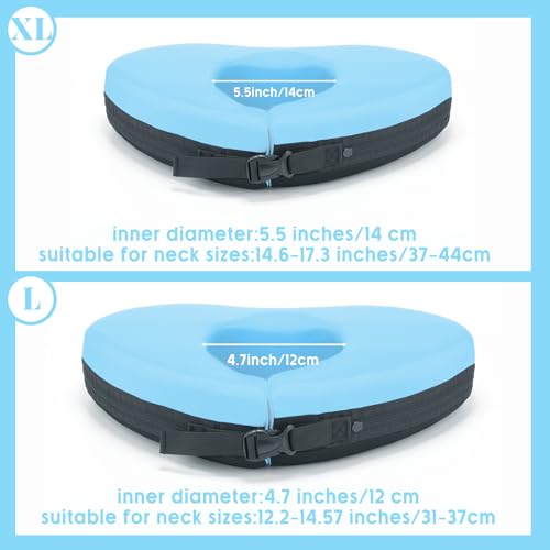 Float Swim Collar for Head and Neck Support - Blue / X-Large