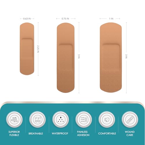 Flexible Fabric Adhesive Bandages - 60 Count, Latex Free