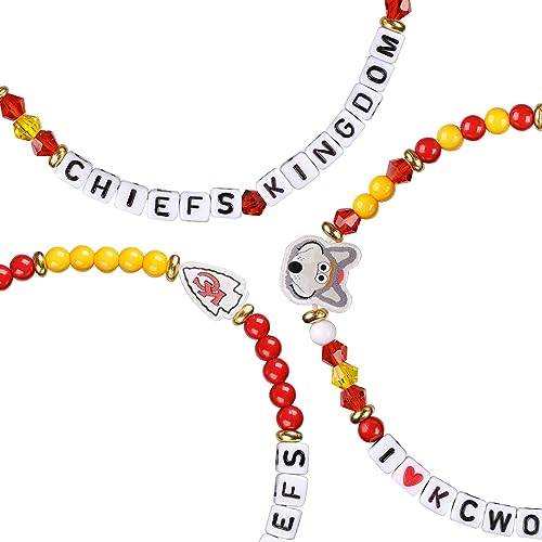 NFL Team Logo Beaded Friendship Bracelets 3-Pack