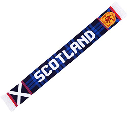 High-Definition Scotland Soccer Knit Scarf - Vivid Colors