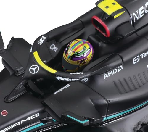 Die-Cast Formula 1 Race Car Model - Mercedes W14 #44 with Driver