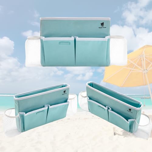 GEERTOP Ultralight Beach Chair Cup Holder Organizer with 2 Side Pockets
