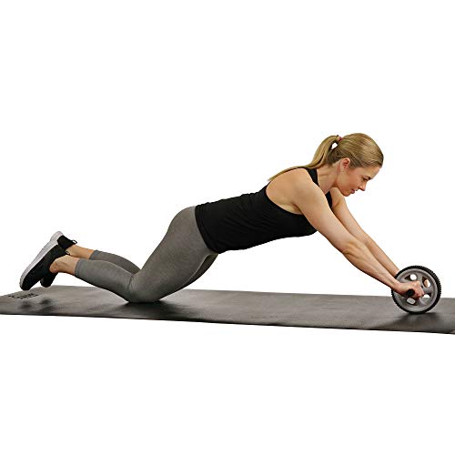 Ab Roller Exercise Wheel for Core Training - Black