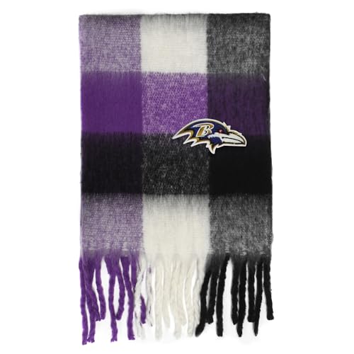 Baltimore Ravens Super Soft Scarf - 100% Acrylic Knit
