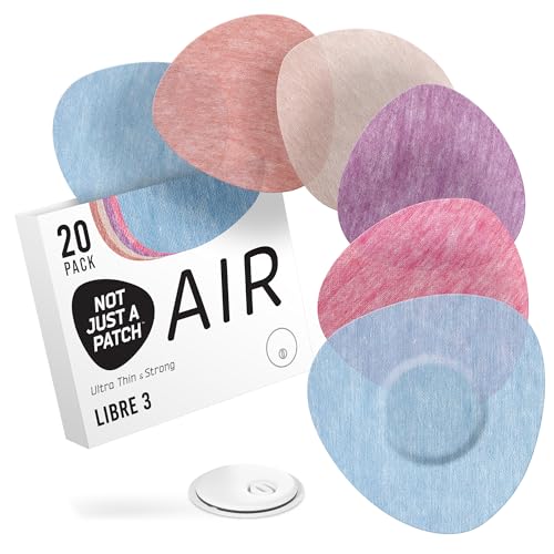 Freestyle Libre 3 Sensor Covers - 20 Pack of Ultra-Thin Adhesive Patches