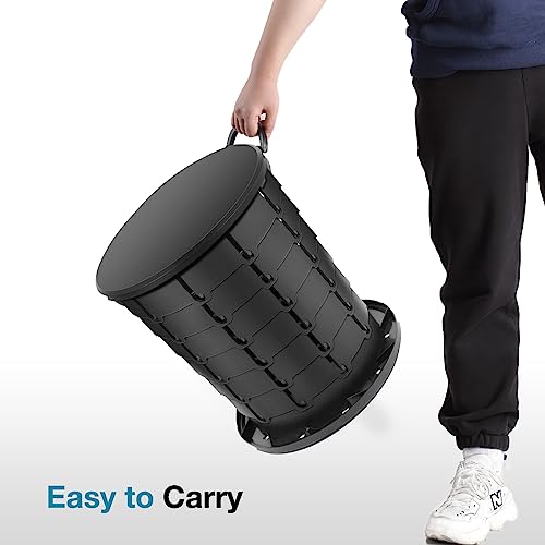 TripTips Carbon Adjustable Height Portable Toilet for Camping – Foldable Travel Rota-Seat