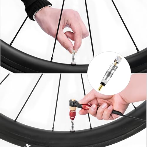 21-Piece Brass Presta Valve Core Set with Remover Tool - Upgrade
