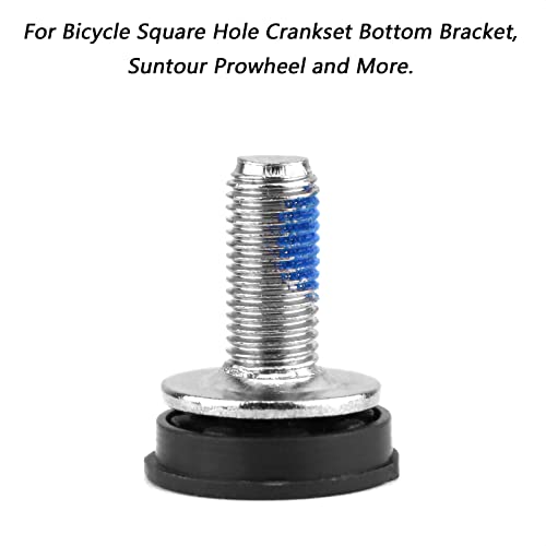 8mm Bike Hex Crank Arm Fixing Bolt Screw Set with Caps
