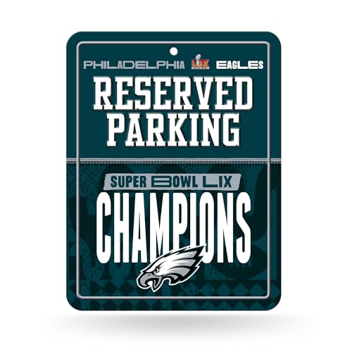 Philadelphia Eagles Super Bowl LIX Champions Metal Parking Sign