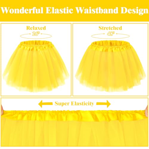 Sarfel Tutu for Women Adults 5 Layerd Skirts Fluffy Skirt