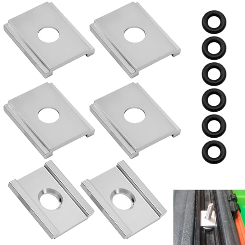 Kayak Track Adapter Plate w/O-Ring for FeelFree Uni-Track&Uni-Bar