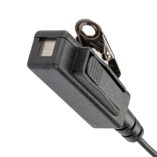 2-Wire Clear Tube Earpiece for Motorola Radios - M1 Connector