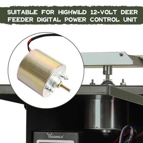 Highwild 12V Replacement Drive Shaft Motor for Feeders