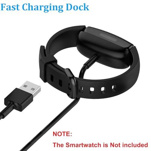 Replacement Charging Cable for Fitbit Inspire 2 & Ace 3 - 3.3ft