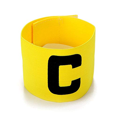 6 Pieces Elastic Soccer Captain Armband Adjustable Football