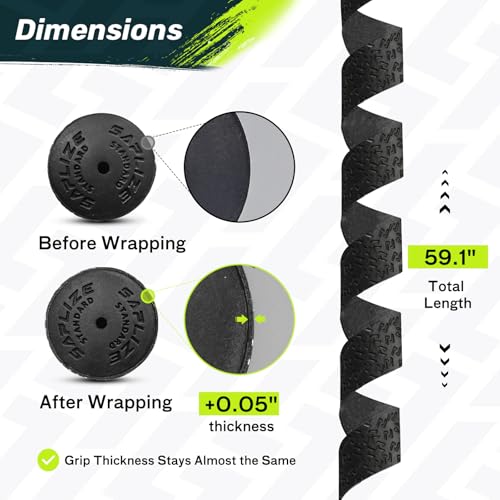 Golf Grip Wrap Tapes 3-Pack - Extra-Long Non-Slip Solution