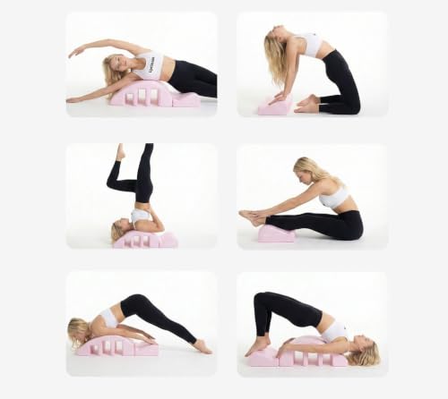 Spine Corrector - Professional Pilates Equipment for Back Pain Relief - Pink