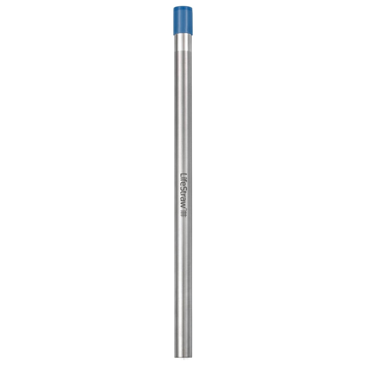 LifeStraw Sip — Reusable Stainless Steel Water Filter Drinking Straw with Carry Case, Removes Microplastics, Bacteria and Parasites for Travel and Everyday Use, Stormy Blue