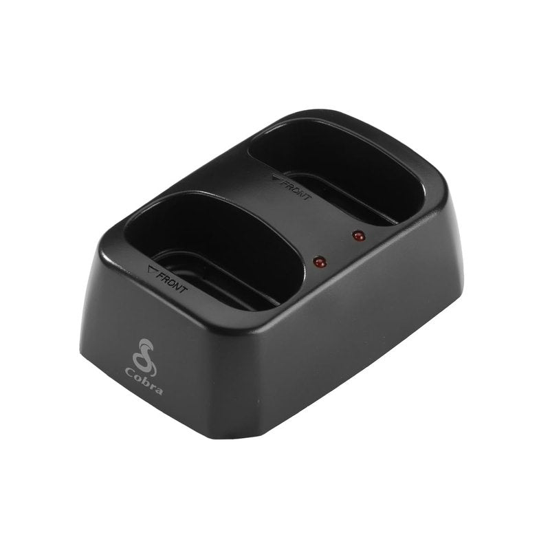 Cobra RX600 Dock Charging Station for 2 Walkie Talkies with UBS Charging Cable - Dual Desktop Portable Charger, Compatible with RX680, RX685 and Trailblazer 450 Two Way Radio Models