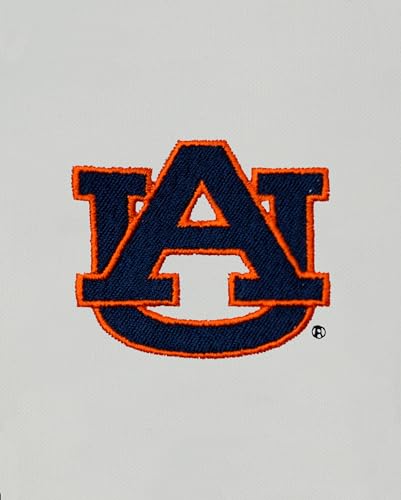 Men's Auburn Tigers Polo - Moisture Wicking White Icon - Large