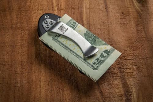 Al Mar Havana Linerlock Pocket Knife with Cigar Cutter, Gray Titanium Handle