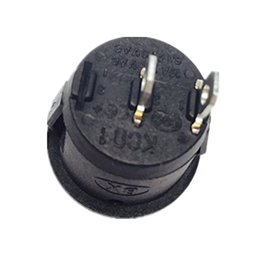 Lsgoodcare Waterproof Black 2 Pin SPST Rocker Switch 30PCS for Electrical Devices